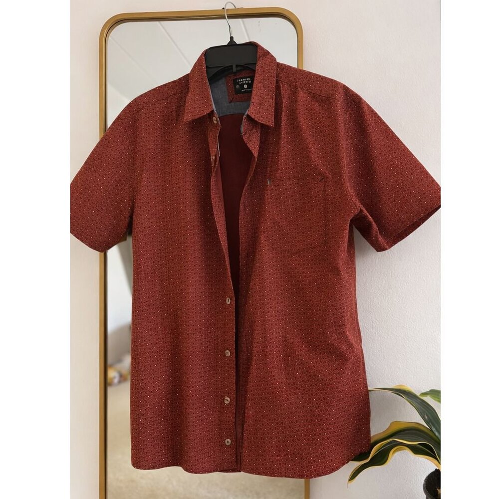 Smart Casual Brick Men Shirt Size M (Like New)